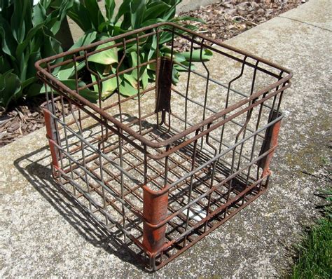 Bordens Milk Crate Metal for sale 